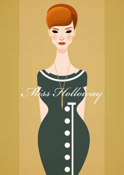 Fashion    on From Gallereo   Mad Men Get A Stanley Chow Illustration Make Over